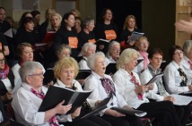 Full choirs with WG women in front